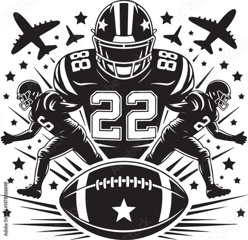 Football Player Silhouette Bundle – SVG PNG for Cricut & Sports Fans

Football Action Silhouettes – Quarterback, Tackle, and Throw Designs

Football Helmet & Ball Silhouettes – Digital Cut Files for F