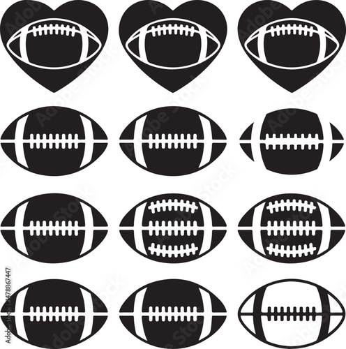 Football Player Silhouette Bundle – SVG PNG for Cricut & Sports Fans

Football Action Silhouettes – Quarterback, Tackle, and Throw Designs

Football Helmet & Ball Silhouettes – Digital Cut Files for F