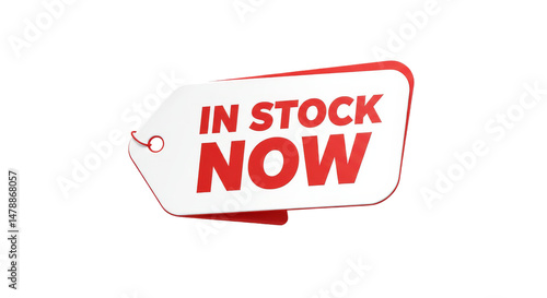 In Stock Now promotion tag