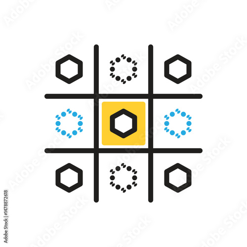 Multi color icon for ought