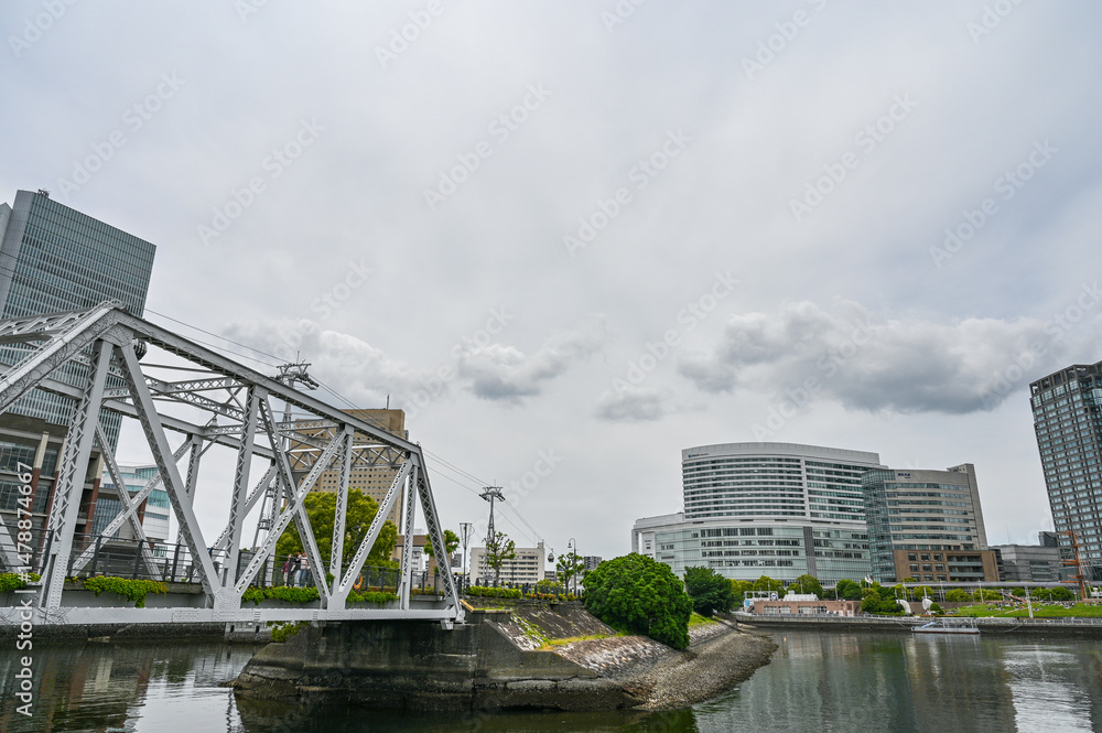 Obraz premium 神奈川県横浜市の都市風景