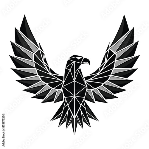 vector illustration of an eagle