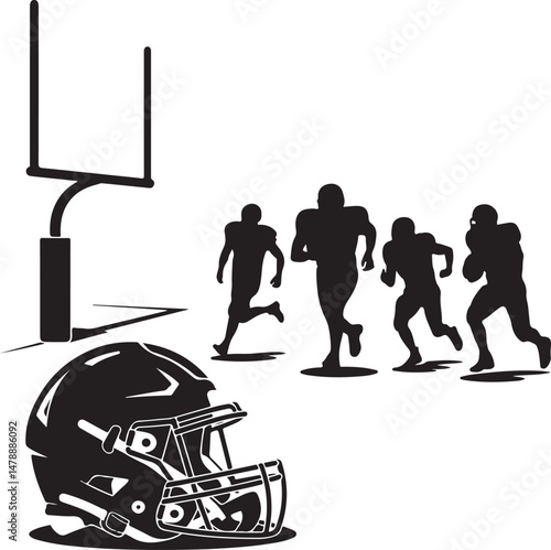 Football Player Silhouette Bundle – SVG PNG for Cricut & Sports Fans

Football Action Silhouettes – Quarterback, Tackle, and Throw Designs

Football Helmet & Ball Silhouettes – Digital Cut Files for F