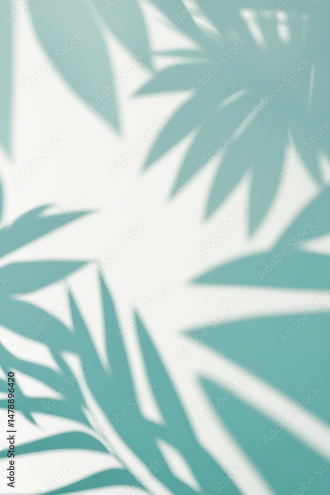Simple Palm Leaves Display with Shadows on a Clean Surface
Simple Palm Leaves Display with Shadows on a Clean Surface