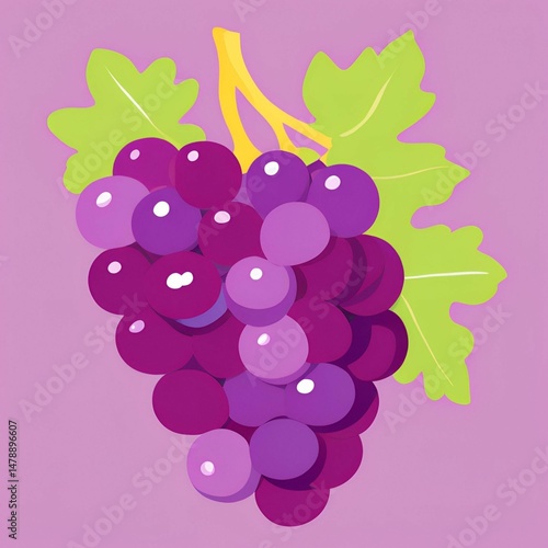 grape and fruit wallpaper and design