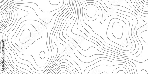 Topographic map background geographic line map,Topography map art curve drawing. vector illustration.Topography and geography map grid abstract backdrop,
