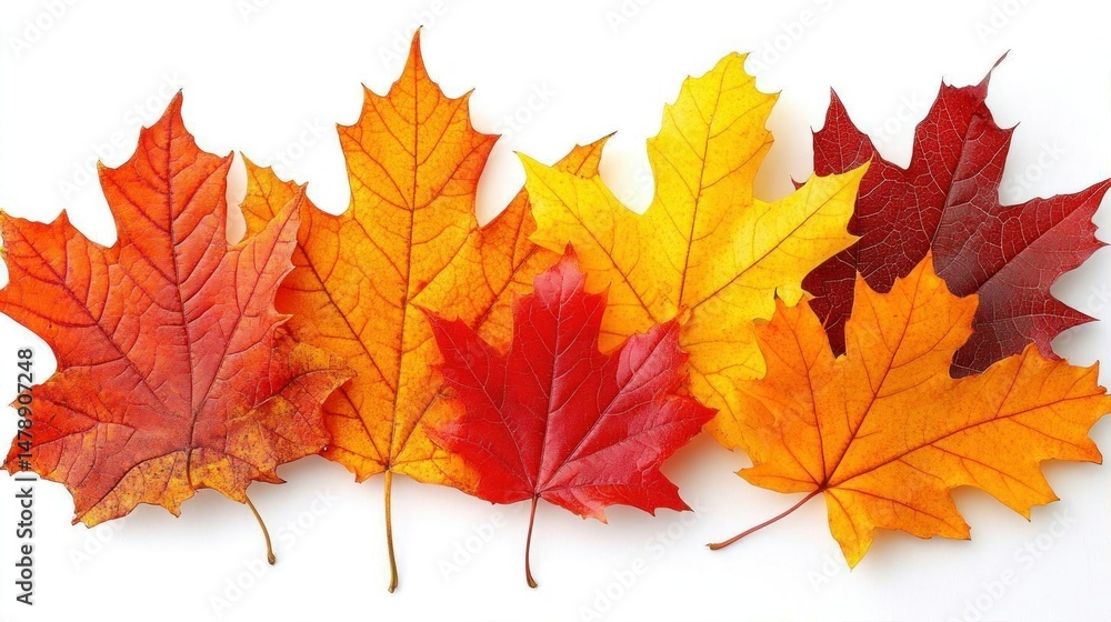 Autumn Maple Leaves Colorful Fall Foliage Nature Autumn Maple Leaves Colorful Fall Foliage Nature