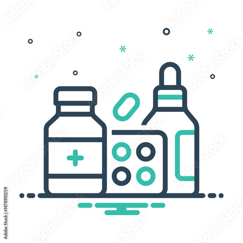 Mix icon for medicine