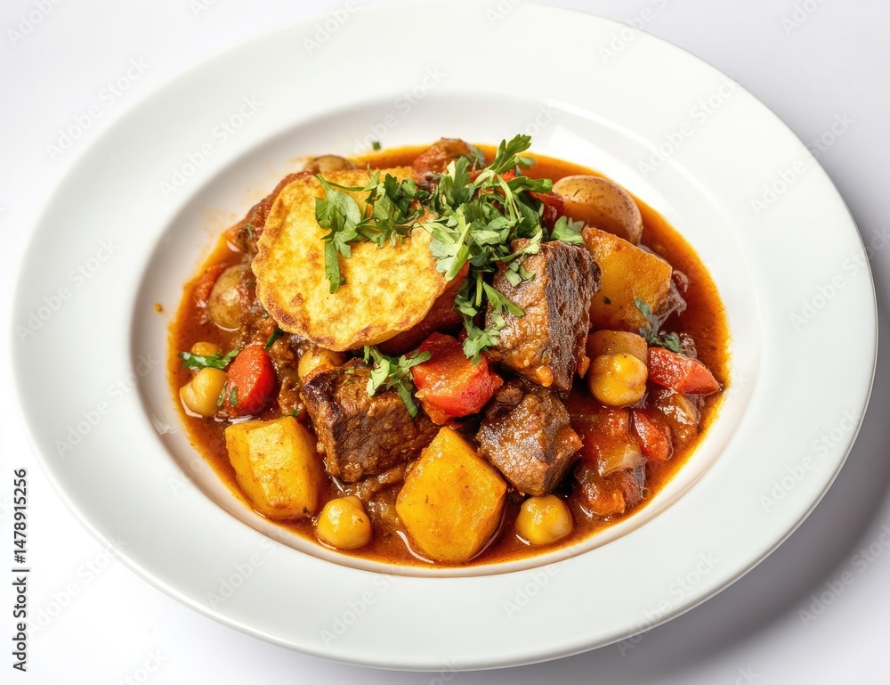 Hearty Beef Stew with Potatoes and Chickpeas Hearty Beef Stew with Potatoes and Chickpeas