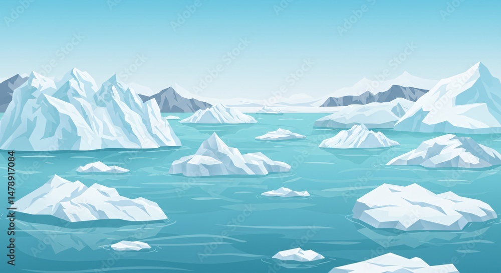 Arctic Icebergs A Stunning Landscape of Frozen Beauty Arctic Icebergs A Stunning Landscape of Frozen Beauty