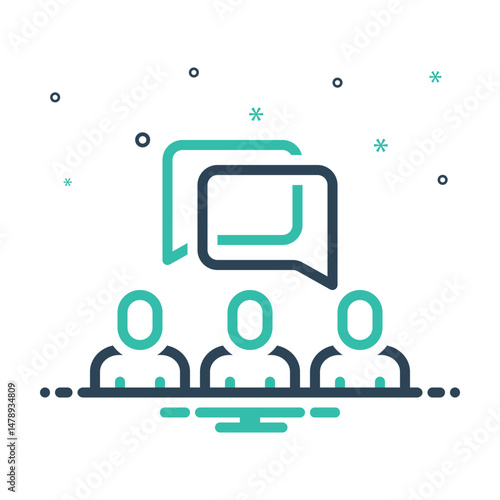 Mix icon for discussion