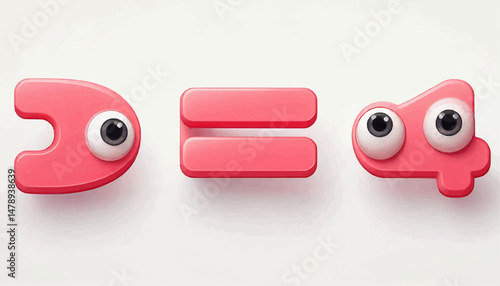 Fun Greater Than Icon for Kids Education