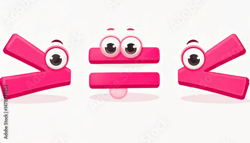Fun Greater Than Icon for Kids Education