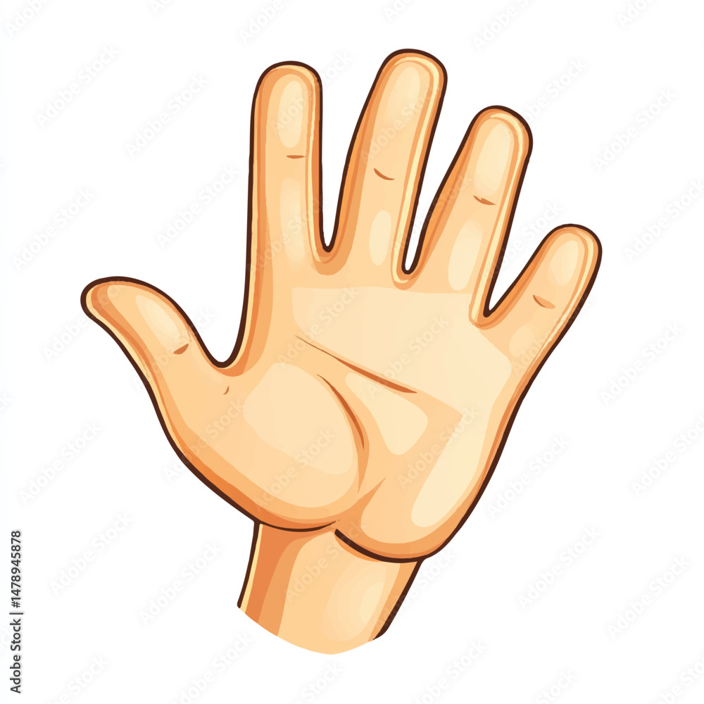 Obraz premium a small hand waving 