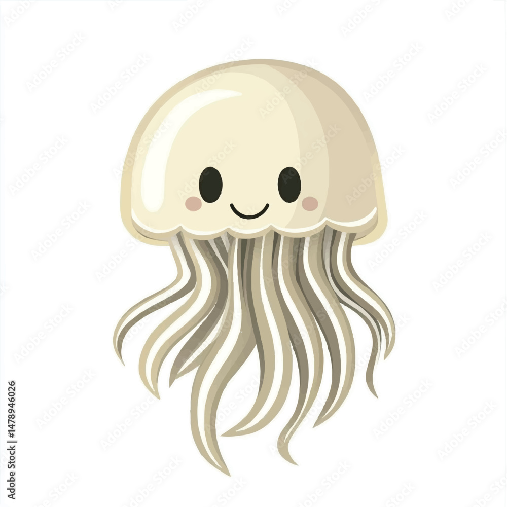 Fototapeta premium a small jellyfish