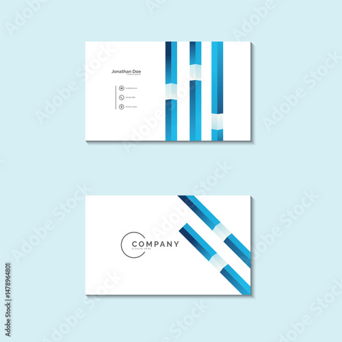 business card design for tech company