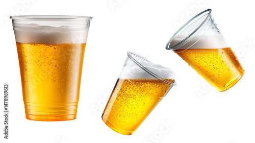 プラカップビール