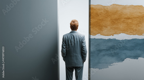 Businessman Facing a Choice...