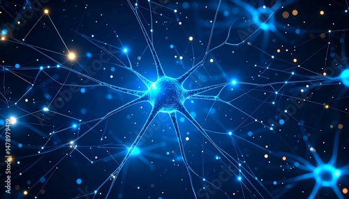 A neuron s intricate network of connections lights up the dark