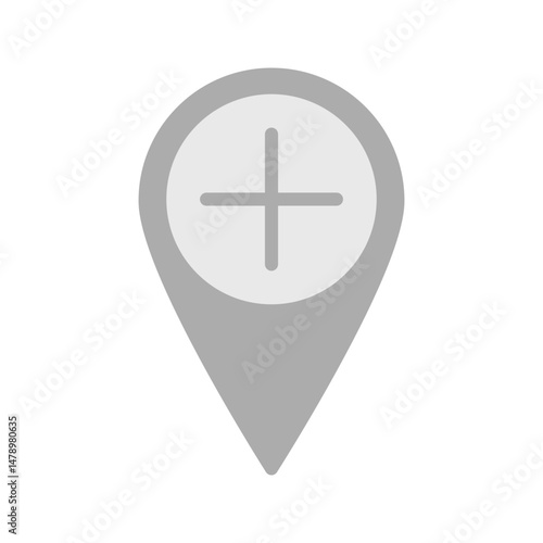 Free Download Add Location icon vector image. Suitable for mobile apps, web apps and print media. - GFXLoad