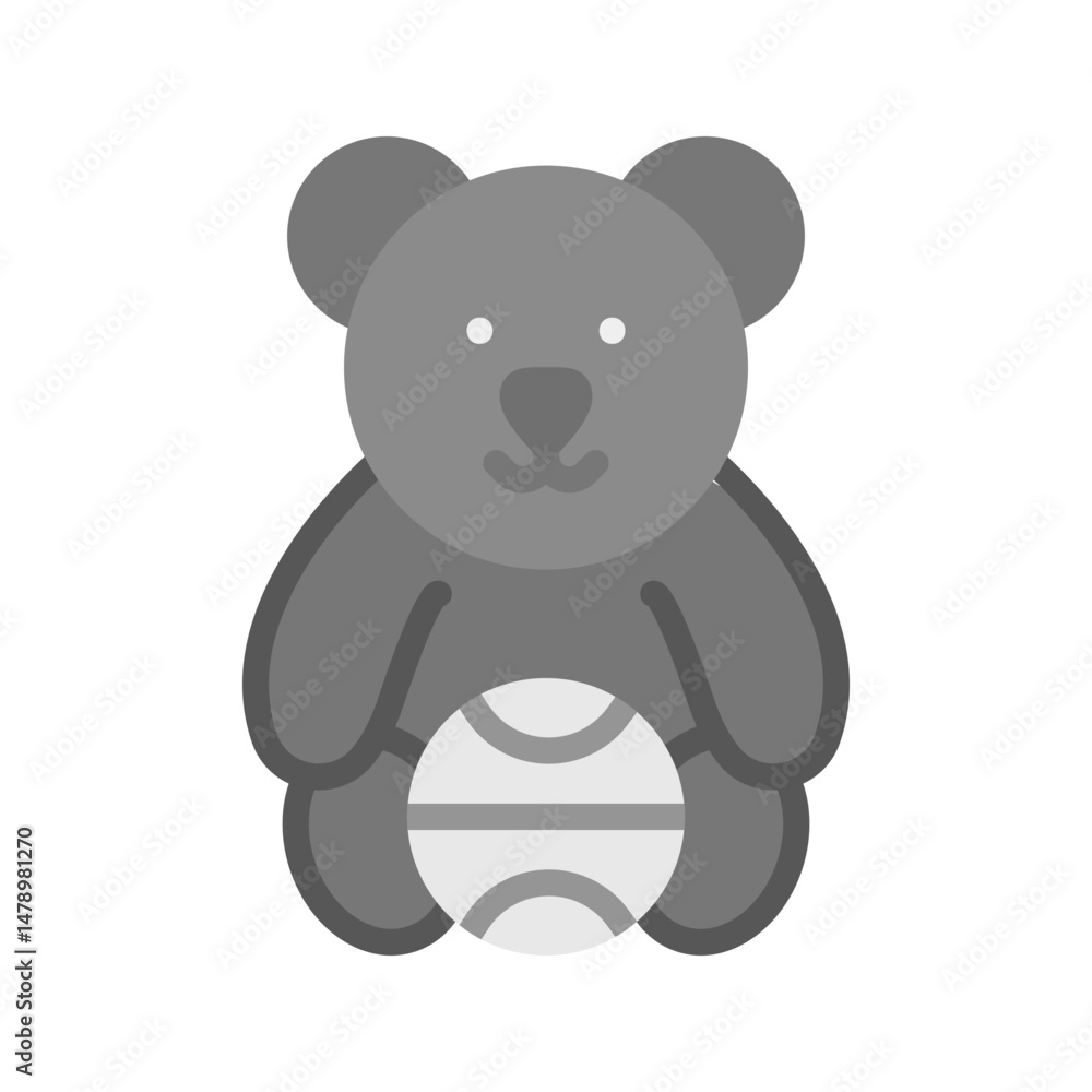 Fototapeta premium Bear Performing icon vector image. Suitable for mobile apps, web apps and print media.