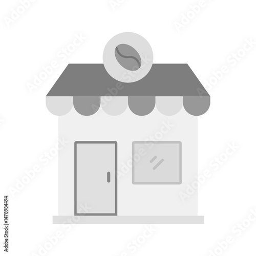 Coffee Shop icon vector image. Suitable for mobile apps, web apps and print media.