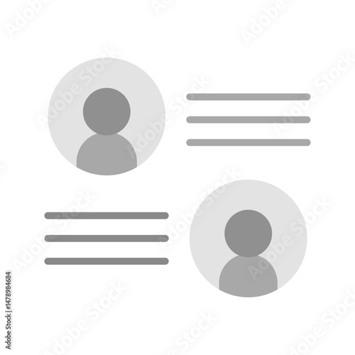 Contact Details icon vector image. Suitable for mobile apps, web apps and print media.