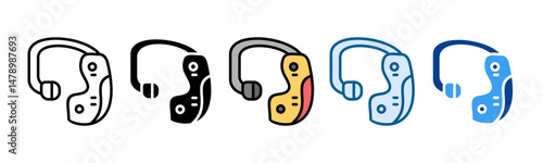 Hearing Aid  Icon Set Multiple Style Collection