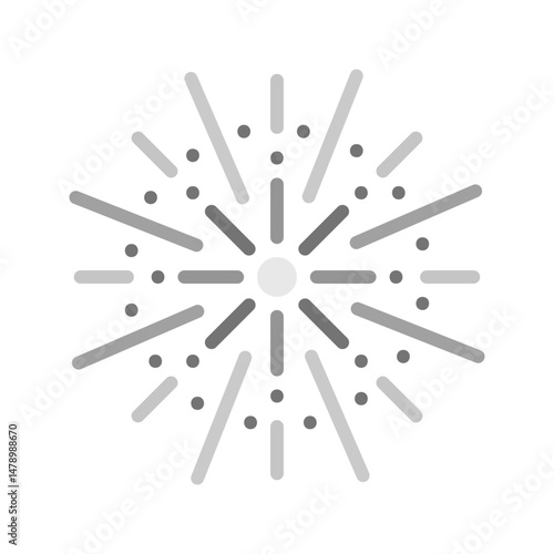 Fireworks icon vector image. Suitable for mobile apps, web apps and print media.