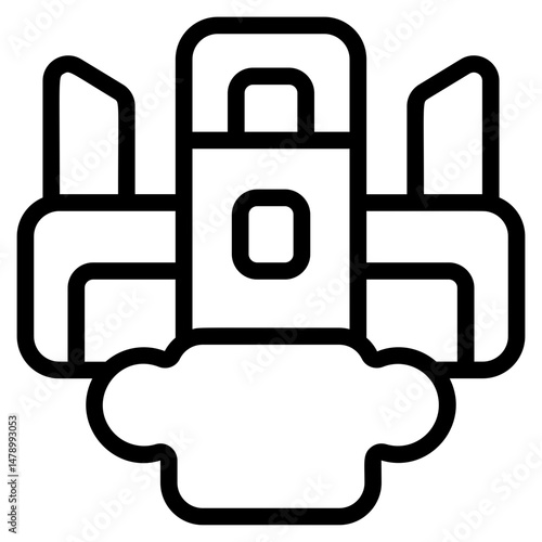 Company Collab Line Icon