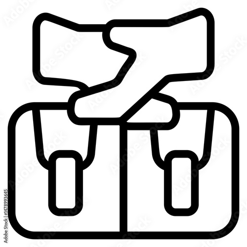 Partnership Work Line Icon