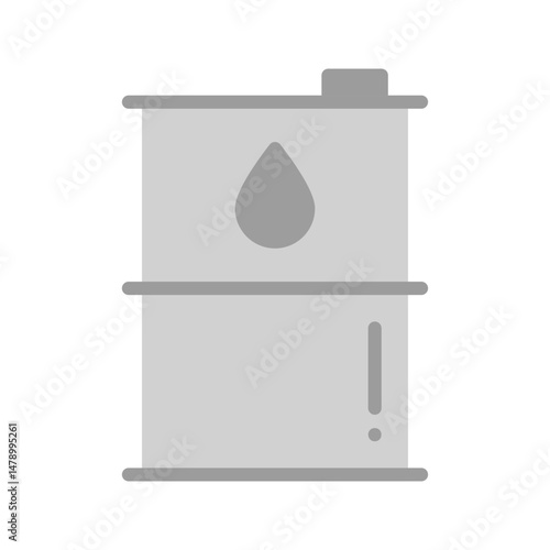 Oil Barrel icon vector image. Suitable for mobile apps, web apps and print media.