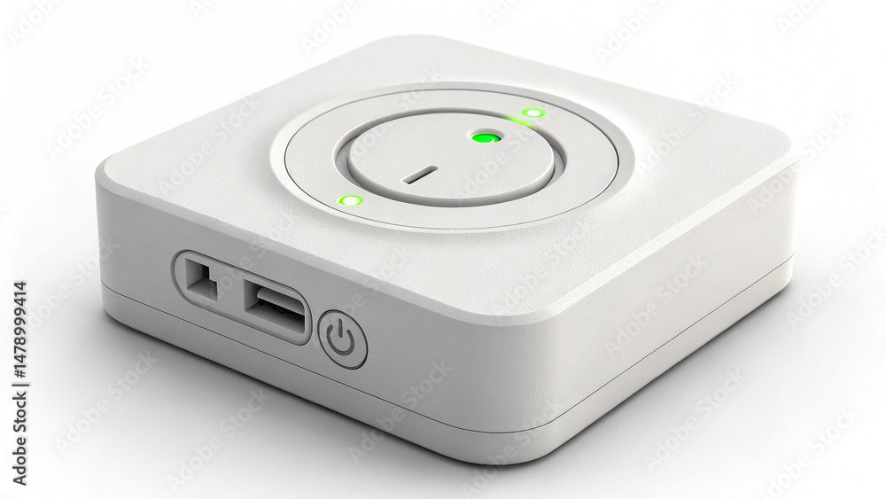 Obraz premium electrical outlet isolated on white background