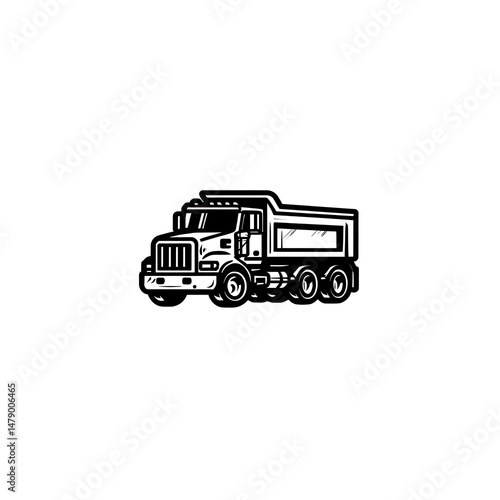 Dump Truck Illustration