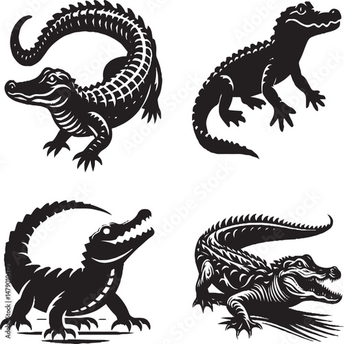 Alligator – Powerful Reptile of Freshwater Habitats with Strong Jaws and Armored Body