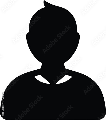 vector silhouette of a man