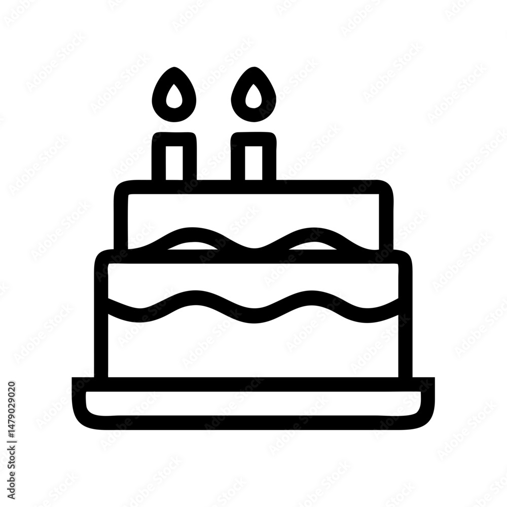 birthday cake icon birthday cake icon