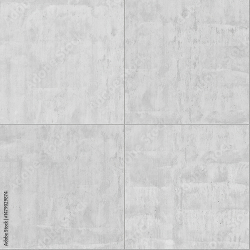 seamless tile gray white in situ concrete texture for wall, floor hard surface, cladding interior architecture © zdesignworks