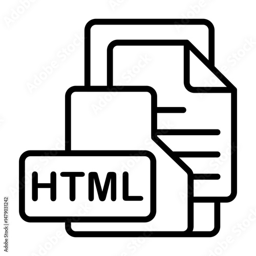 HTML Format Icon