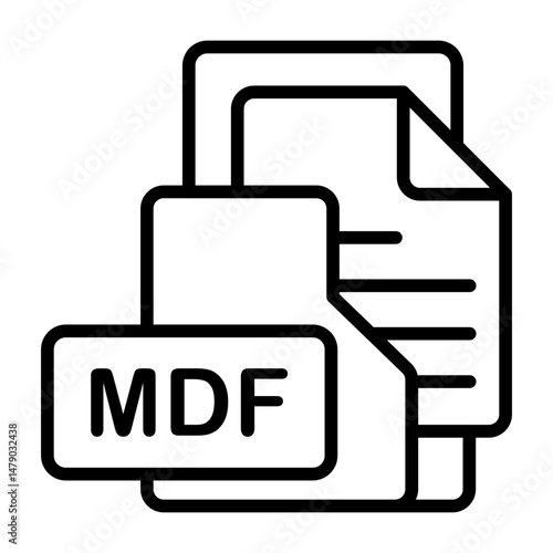 MDF Format Icon