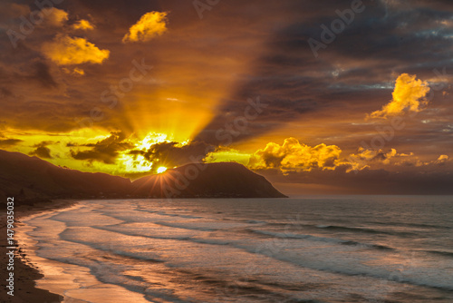 sunrise on the beach