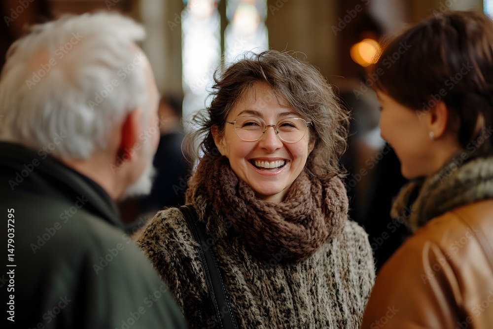 Obraz premium Church open house event