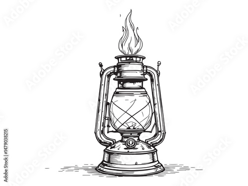 Oyster Sauce Clear Vision Simple Line Art
