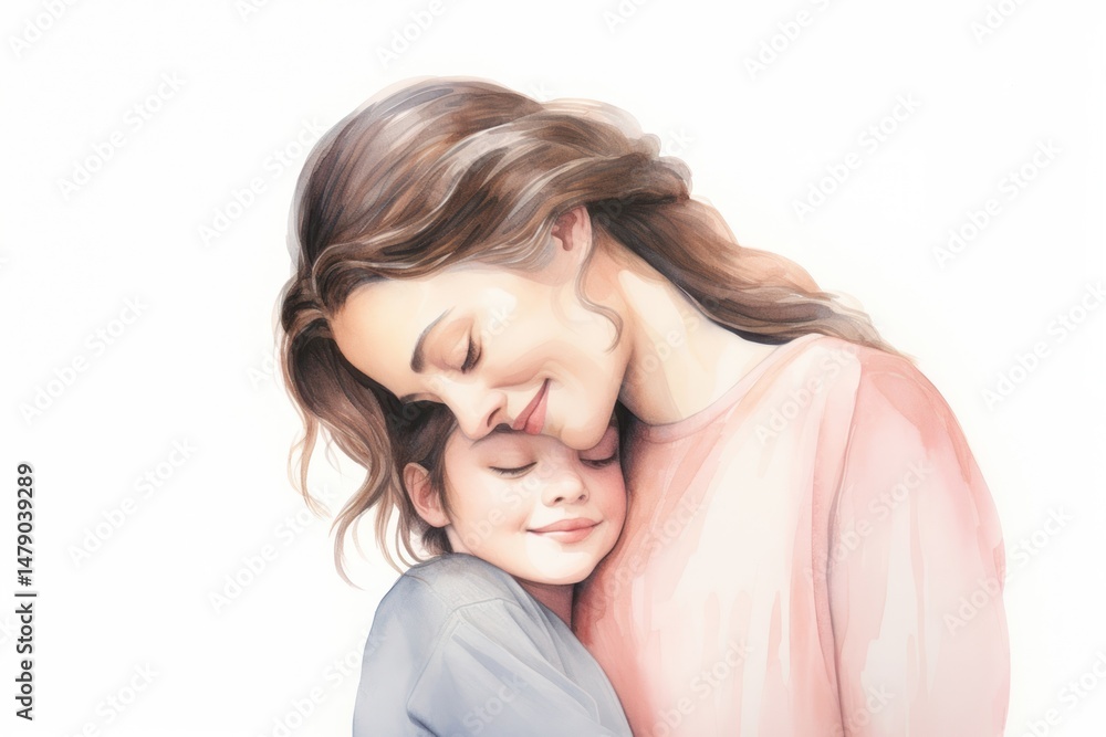 Fototapeta premium Drawing portrait sketch adult.