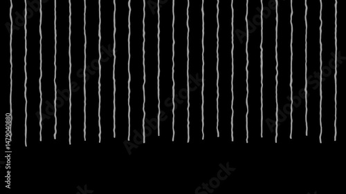 漫画風のネガティブ効果線（透過背景）