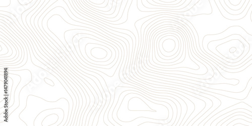 opographic map background geographic line map with elevation assignments. Modern design with White background with topographic wavy pattern design.paper texture Imitation of a geographical map shades 