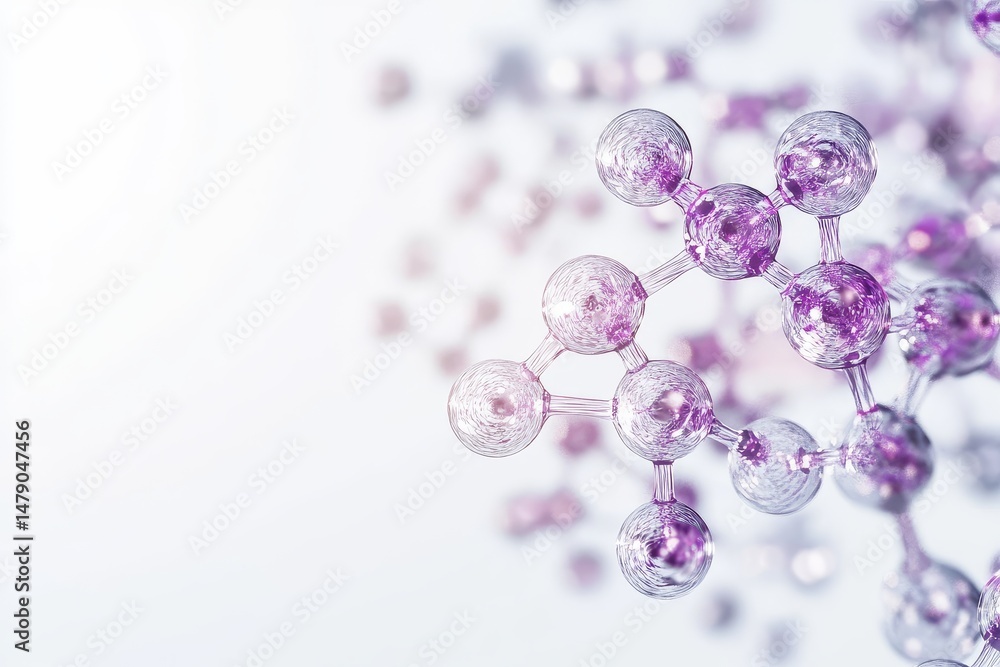 Molecular structure models of floral scent compounds floating in white space, featuring soft shadows and a clean, minimalist design with professional lighting and high detail. Molecular structure models of floral scent compounds floating in white space, featuring soft shadows and a clean, minimalist design with professional lighting and high detail.