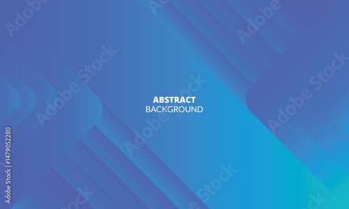 Modern Blue Abstract Gradient Geometric Background