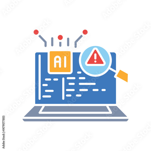 automation proofreading editing color flat icon for digital and print projects.