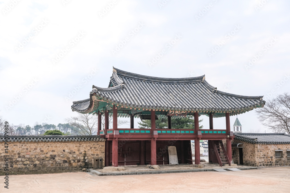 Obraz premium 百済最後の都として知られる扶蘇山城